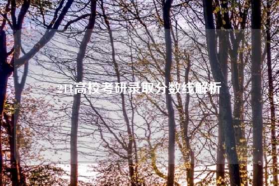 211高校考研录取分数线解析